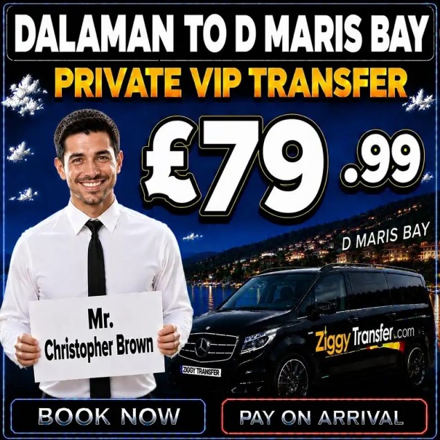 Dalaman to D Maris Bay private airport transfer